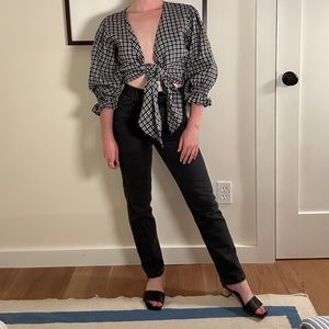 Washed Black Everlane Crop Jeans